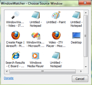 Choose a Window in one click