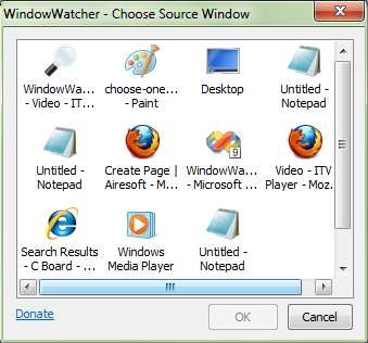 WW Choosing a Window - Two Click